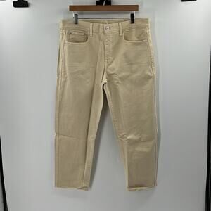 AYR Women's The Beat Drop Barrel Jeans - Straw Hat - 34 - New with tags